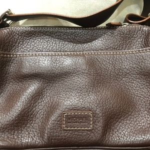 Michael Kors leather shoulder bag with dusk bag